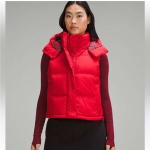 Lululemon Athletica Bold Red Puffer Vest